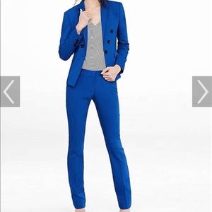 Express blue pants suit